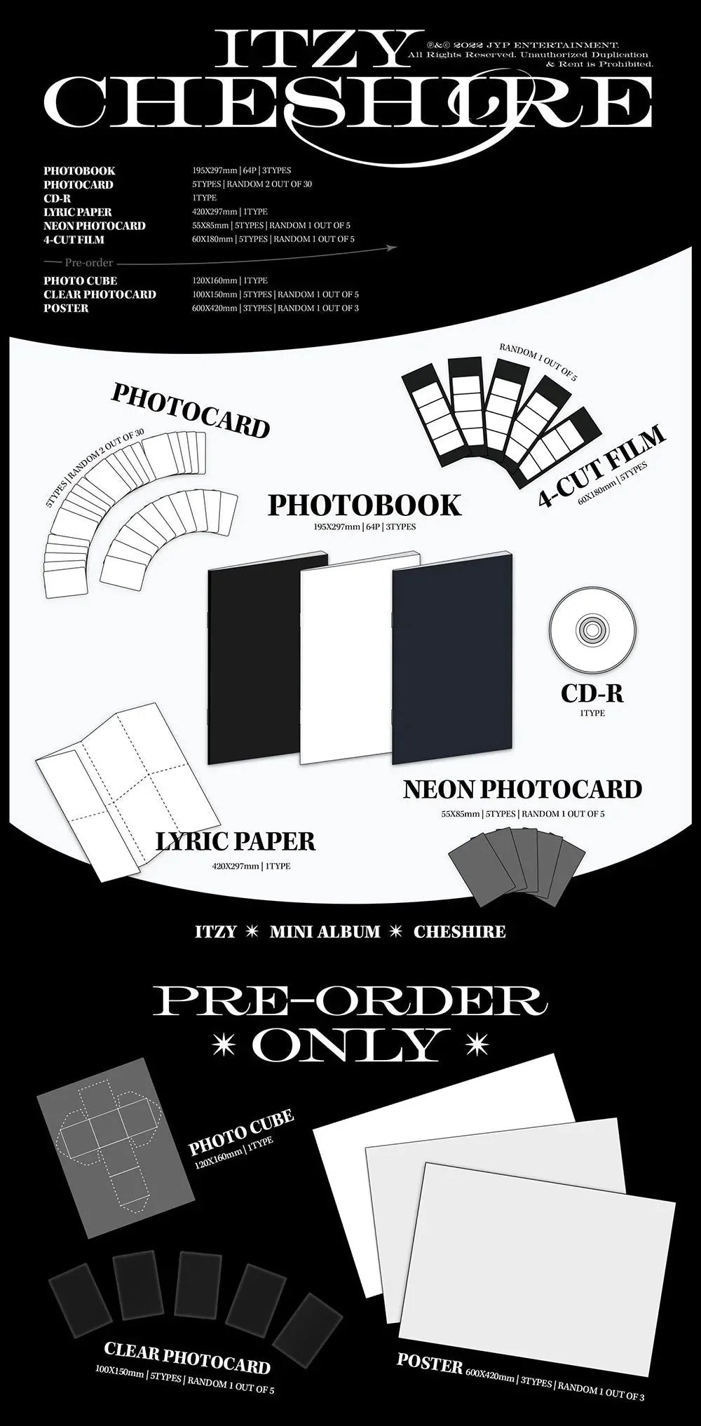 [PREORDER] ITZY: Cheshire