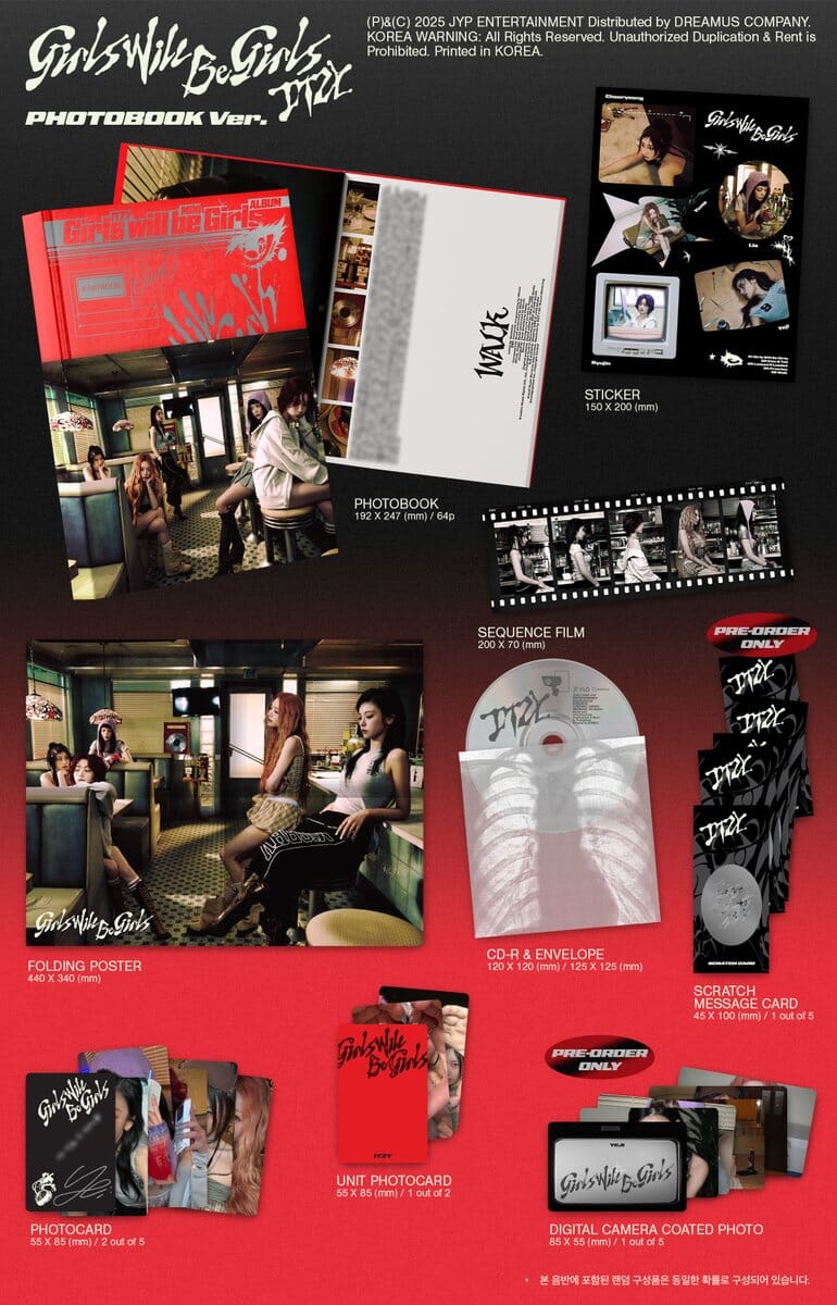 ITZY - Girls Will Be Girls Photobook