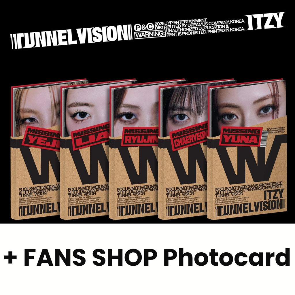 ITZY - Tunnel Vision (Member Ver.) + 1PHOTOCARD