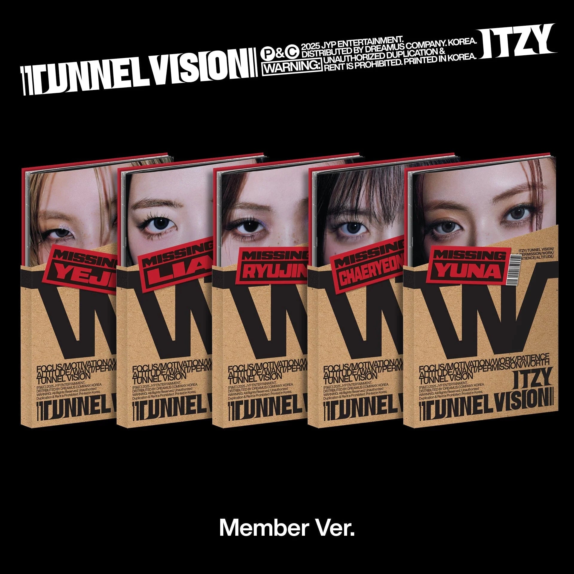 ITZY - Tunnel Vision (Member Ver.)