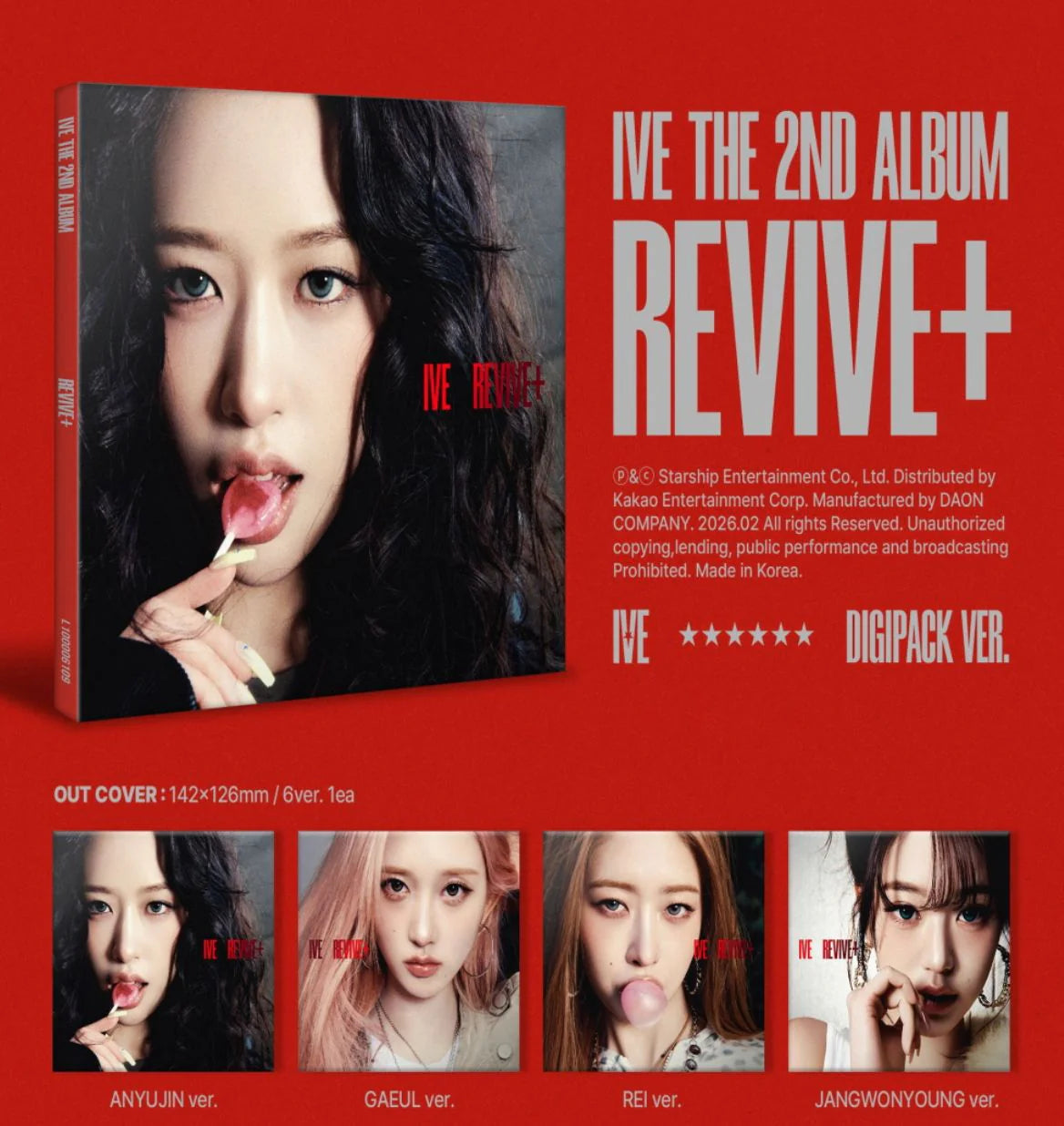 (PREORDER) IVE - Revive+ (Digipack Ver.)