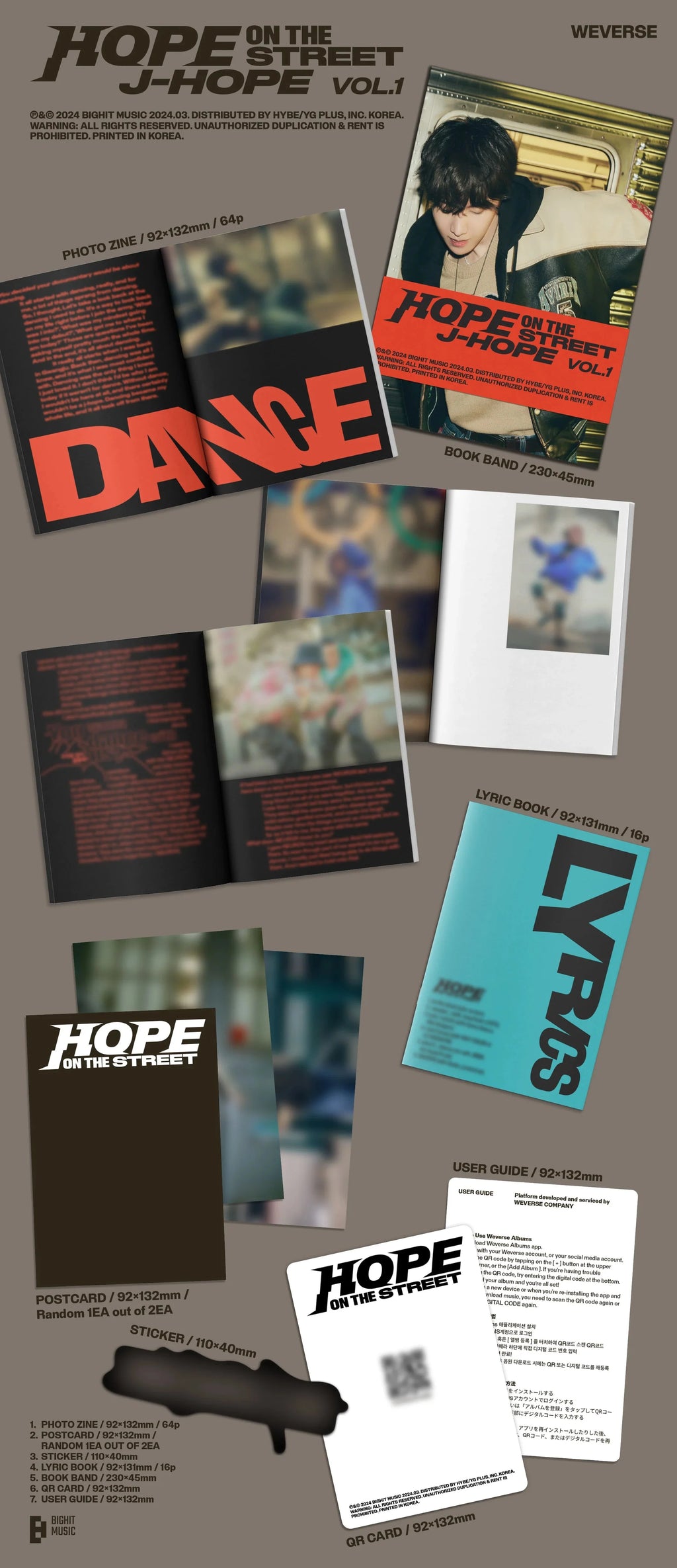 [PREORDER] J-HOPE - Hope On The Street Vol.1 (Weverse Ver.)