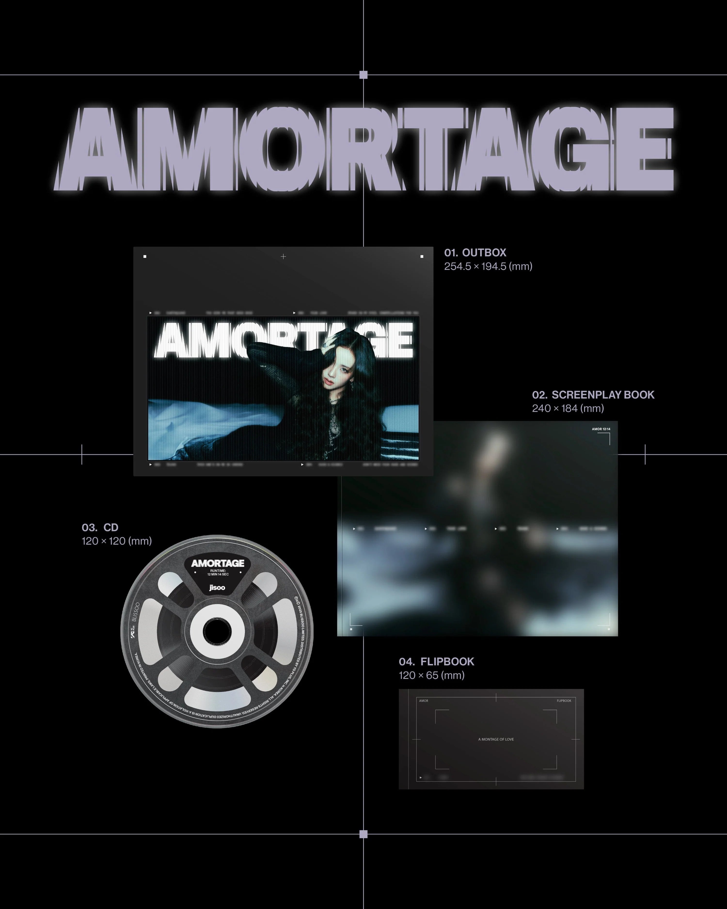 [PREORDER] Jisoo: Amortage (Exclusive Edition)
