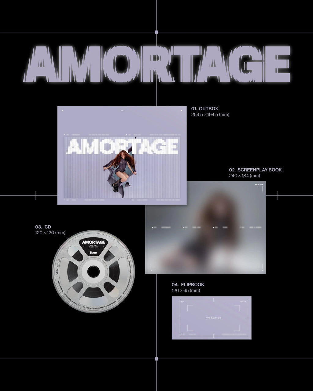 [PREORDER] Jisoo: Amortage (Exclusive Edition)