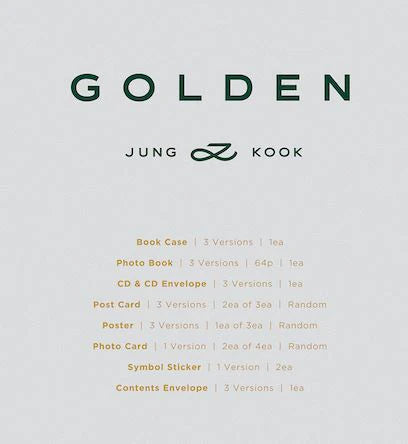 [PREORDER] Jung Kook (BTS): Golden - Weverse Album