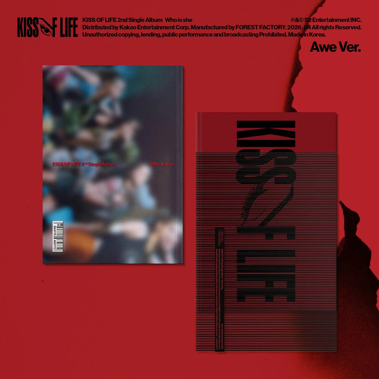 [PREORDER] KISS OF LIFE - Who Is She (Awe Ver.)