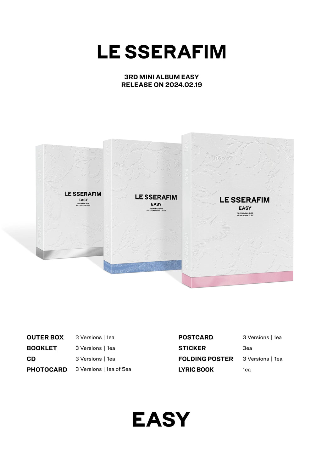 [PREORDER] Le Sserafim: Easy