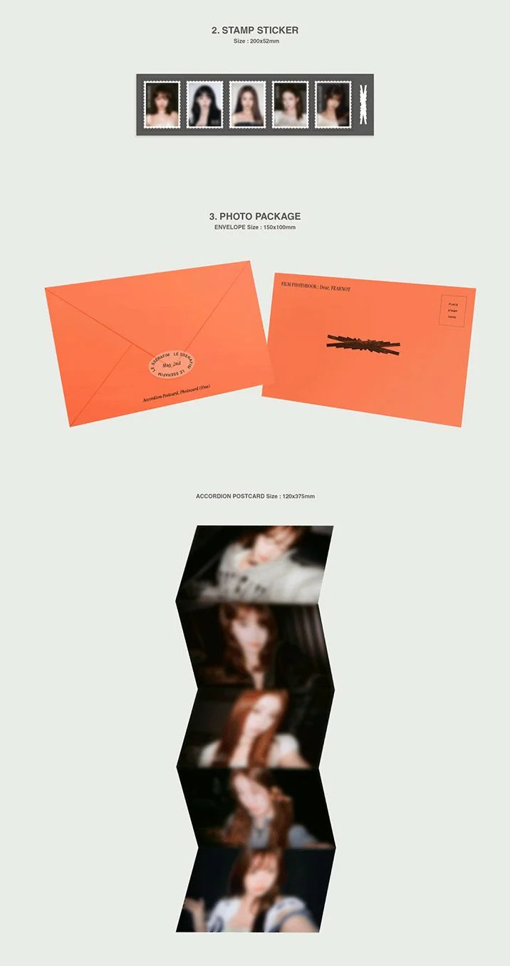 [PREORDER] LE SSERAFIM - Film Photobook : Dear, Fearnot