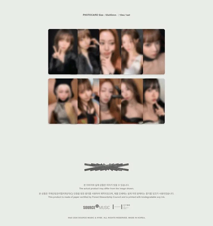 [PREORDER] LE SSERAFIM - Film Photobook : Dear, Fearnot