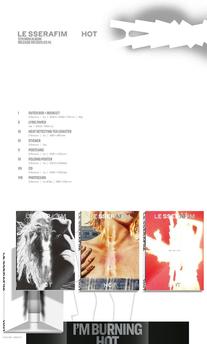[PREORDER] Le Sserafim: Hot