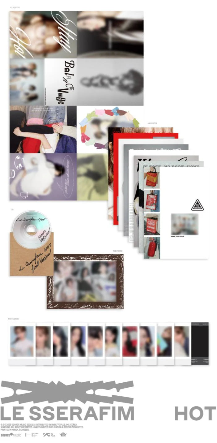 [PREORDER] Le Sserafim: Hot (Tin Case Version)