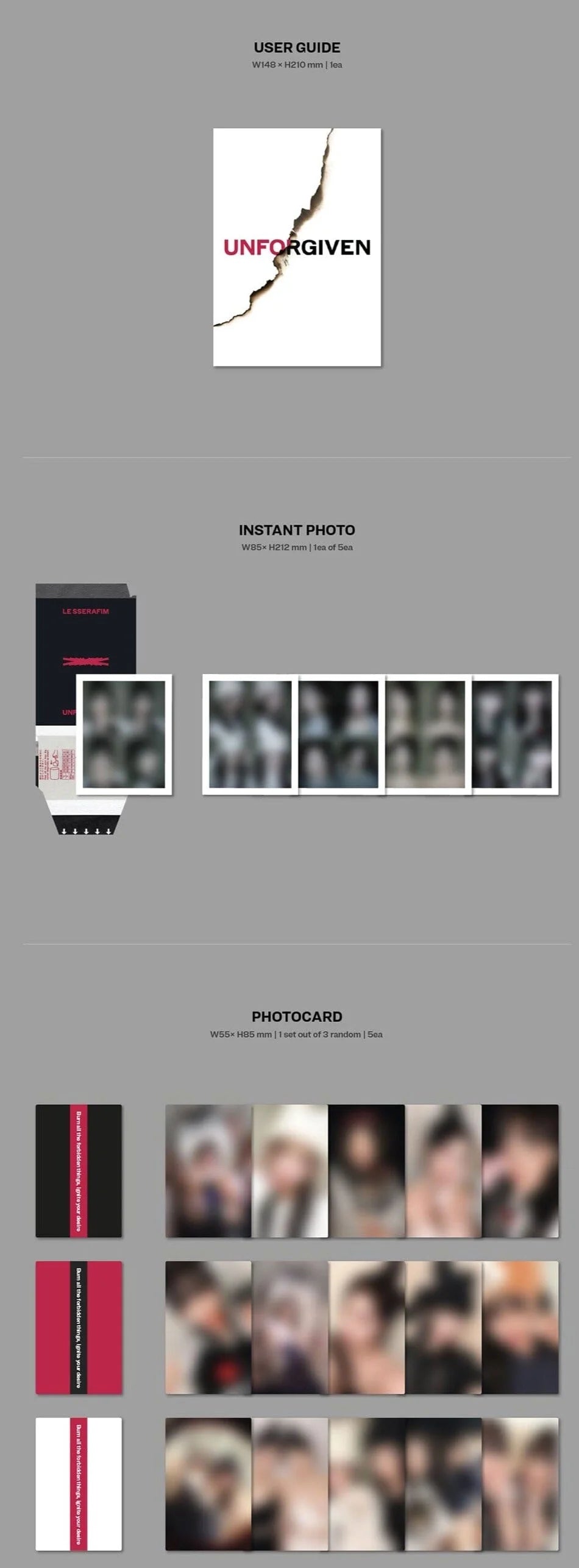 [PREORDER] Le Sserafim: Unforgiven (Weverse Album Version)