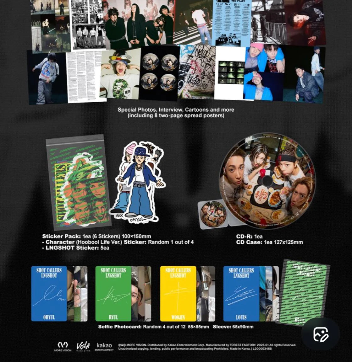 [PREORDER] LNGSHOT - Shot Callers (Magazine Ver.)