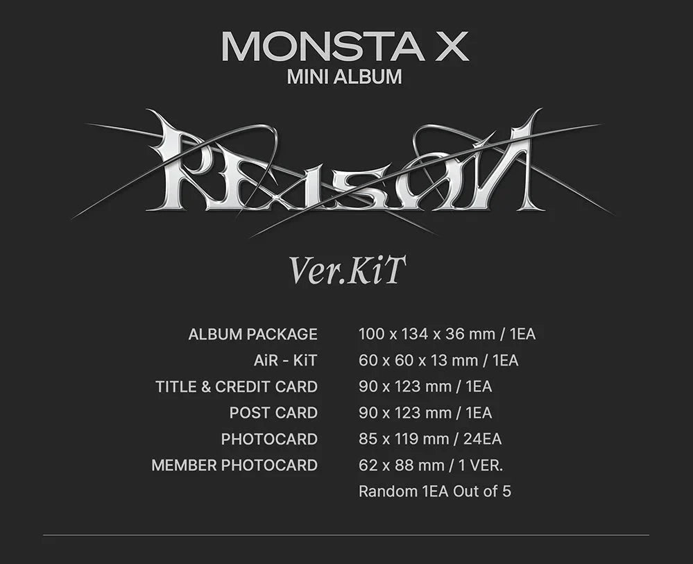 [PREORDER] Monsta X: Reason - KiT