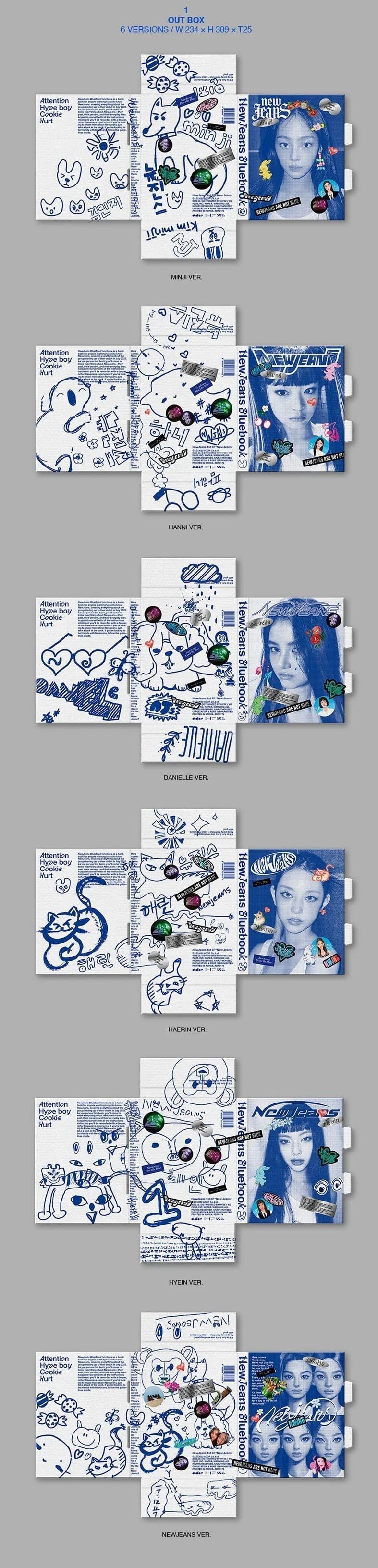 [PREORDER] NewJeans: New Jeans (Bluebook Version)