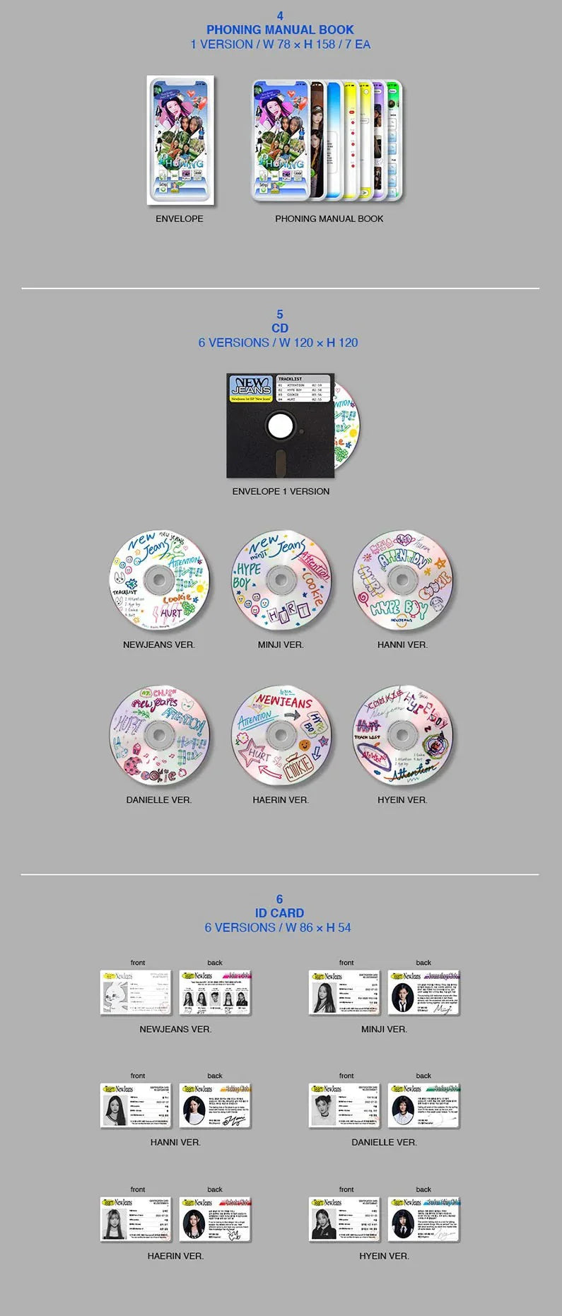 [PREORDER] NewJeans: New Jeans (Bluebook Version)
