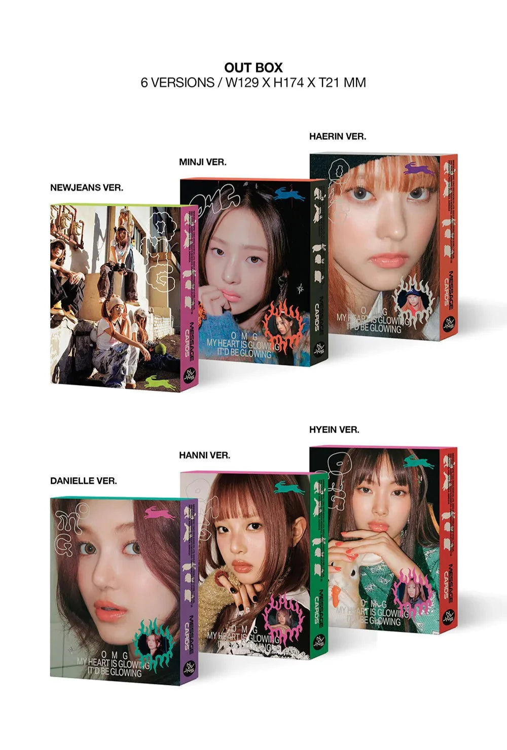 [PREORDER] NewJeans: OMG (Message Card Version)