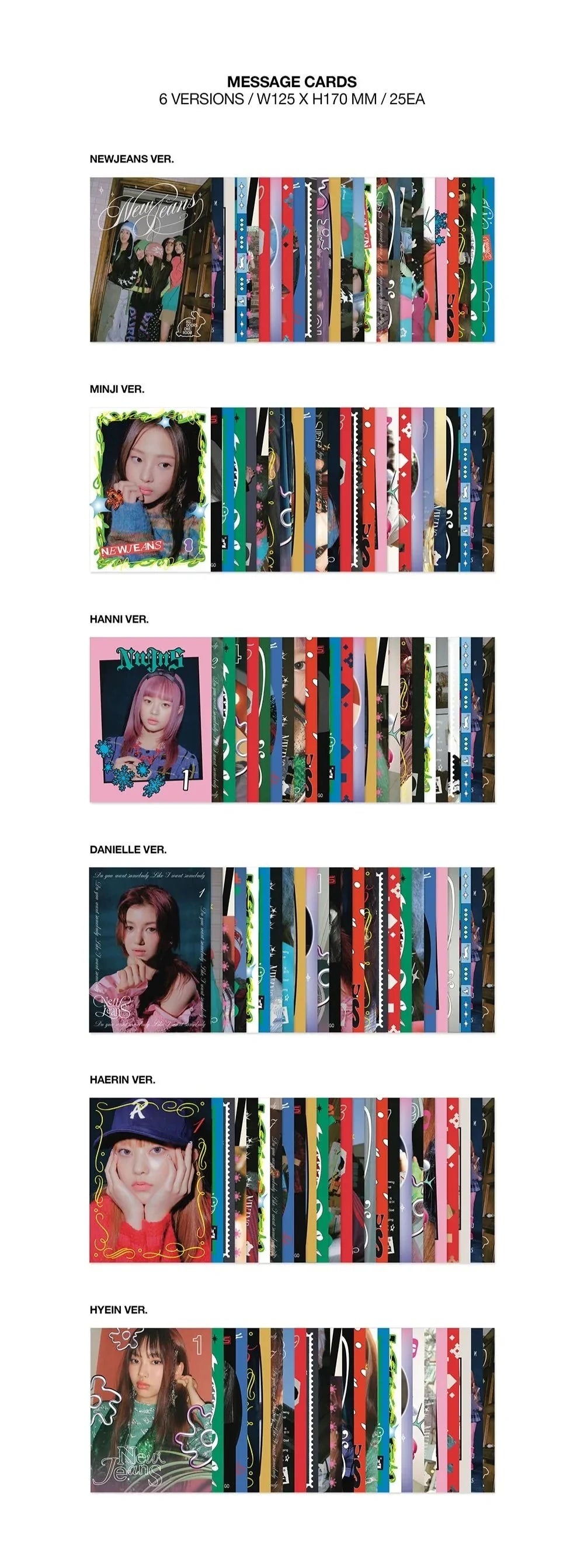 [PREORDER] NewJeans: OMG (Message Card Version)
