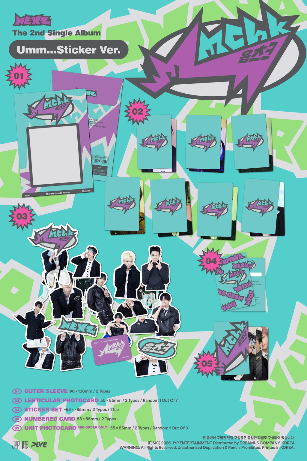 [PREORDER] NEXZ - Mmchk (Sticker Ver.)