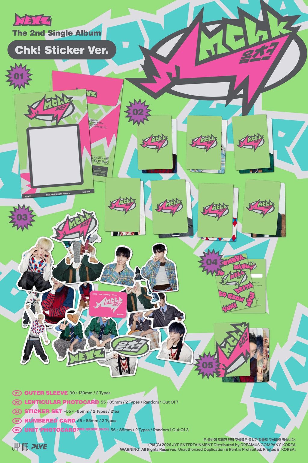 [PREORDER] NEXZ - Mmchk (Sticker Ver.)