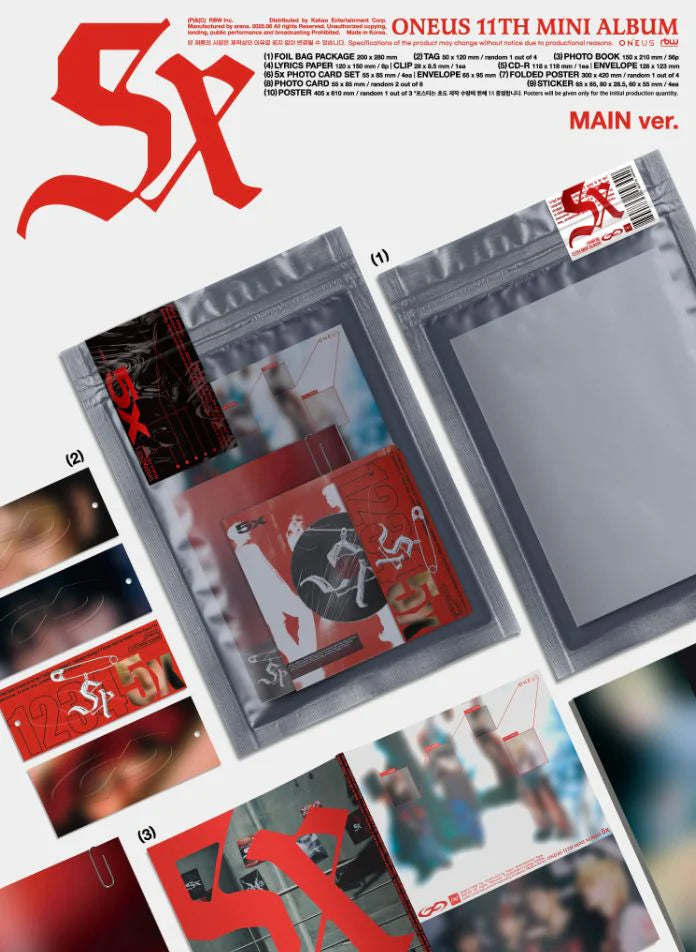 ONEUS - 5x (Main Ver.)