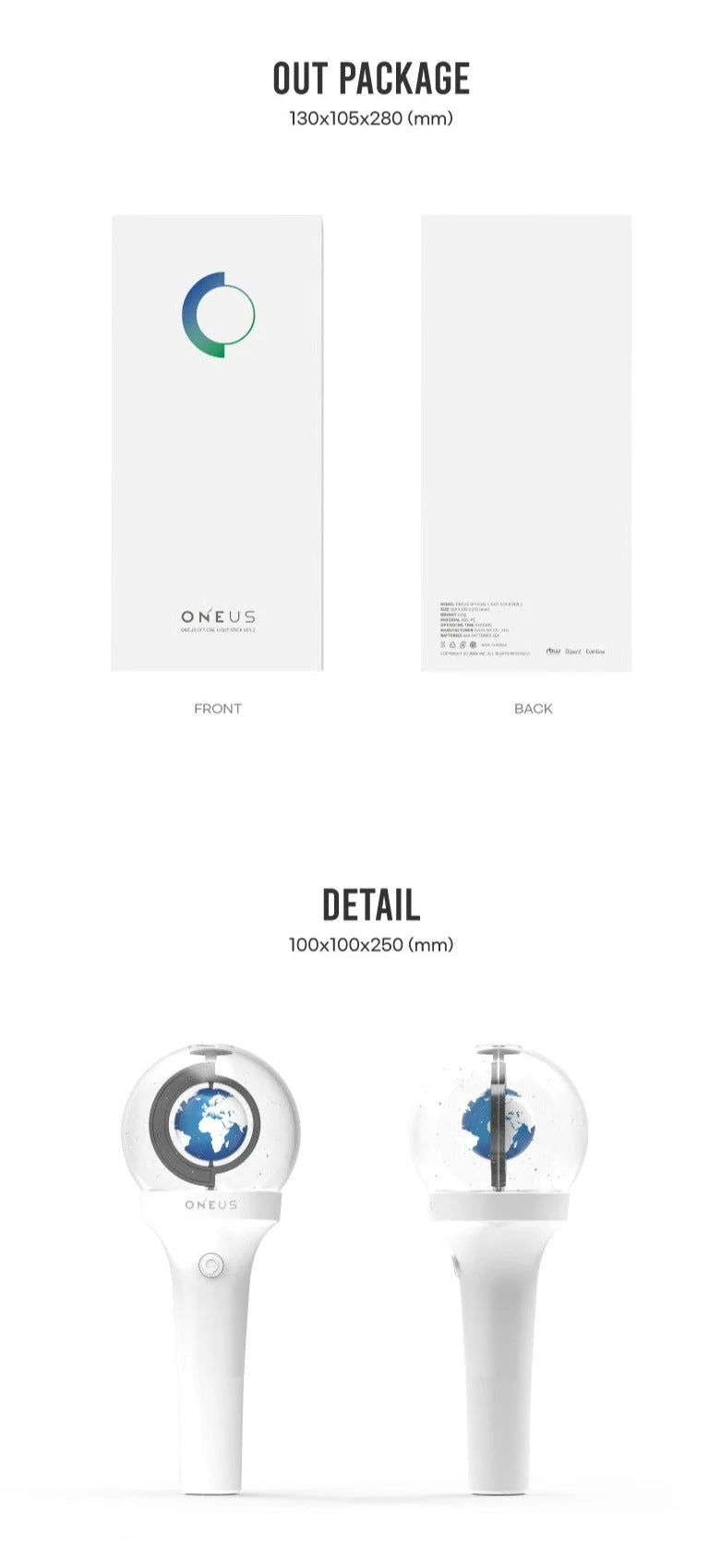 [PREORDER] Oneus: Official Light Stick Ver.2