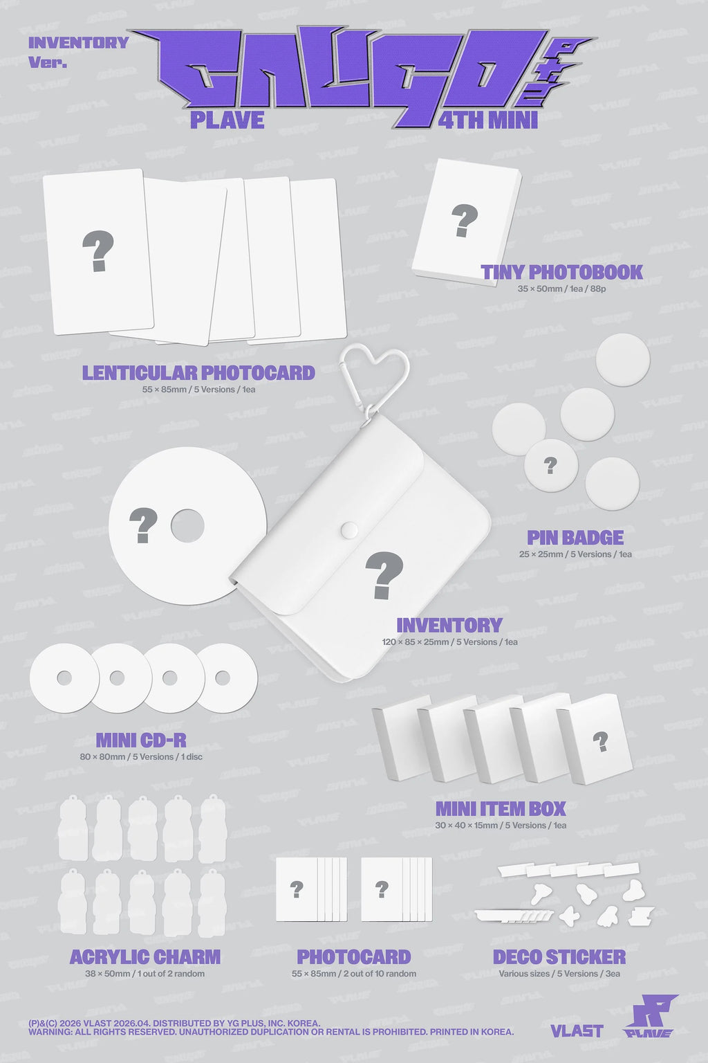 [PREORDER] PLAVE - Caligo Pt.2 (Inventory Ver.)