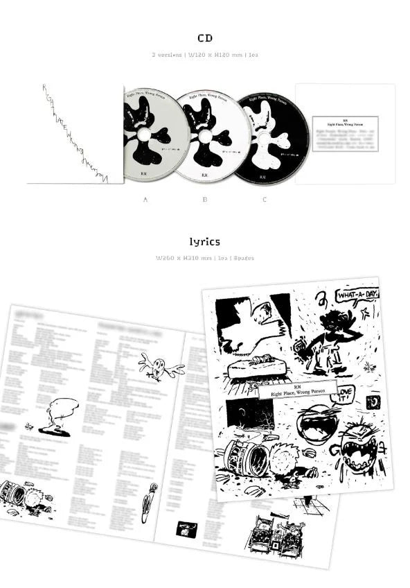 [PREORDER] RM (BTS): Right Place, Wrong Person