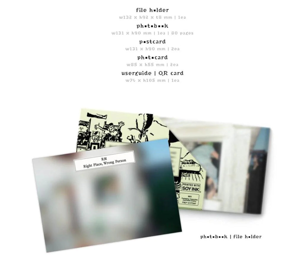 [PREORDER] RM (BTS): Right Place, Wrong Person - Weverse Album