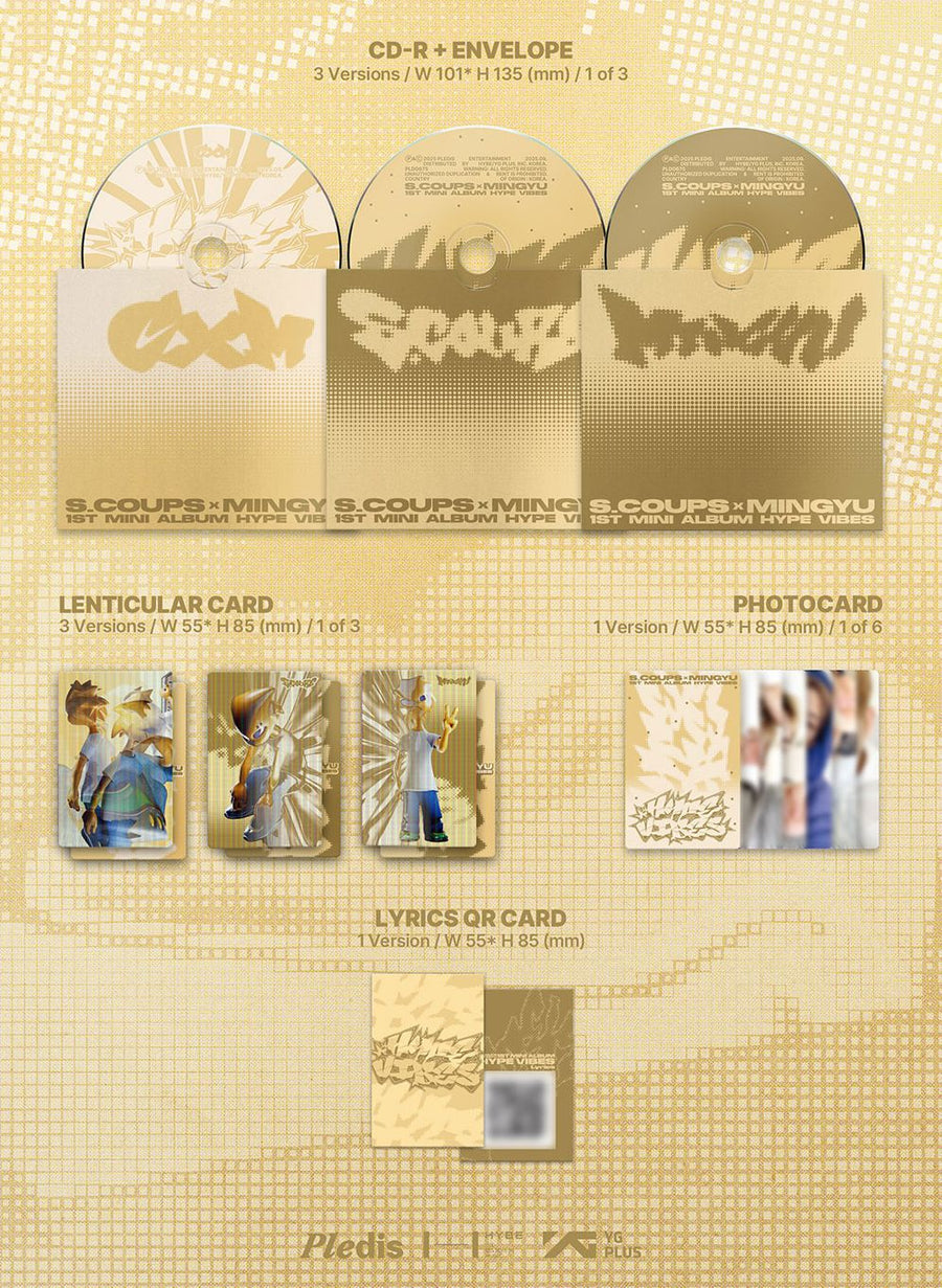 [PREORDER] S. Scoups x Mingyu: Hype Vibes (Compact Version)