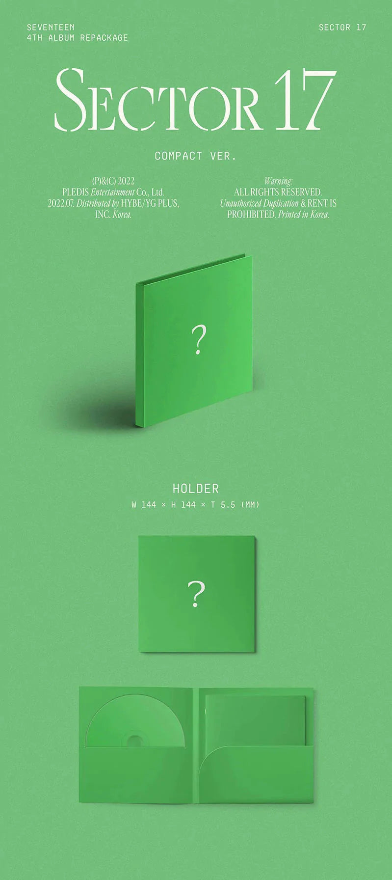 [PREORDER] Seventeen: SECTOR 17 (Compact Version)