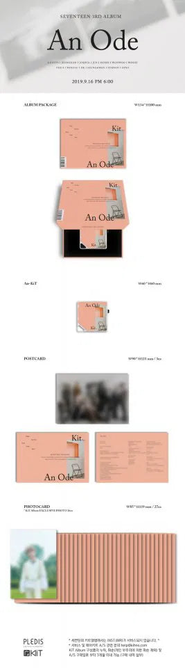 [PREORDER] Seventeen: An Ode: Vol.3 - KiT