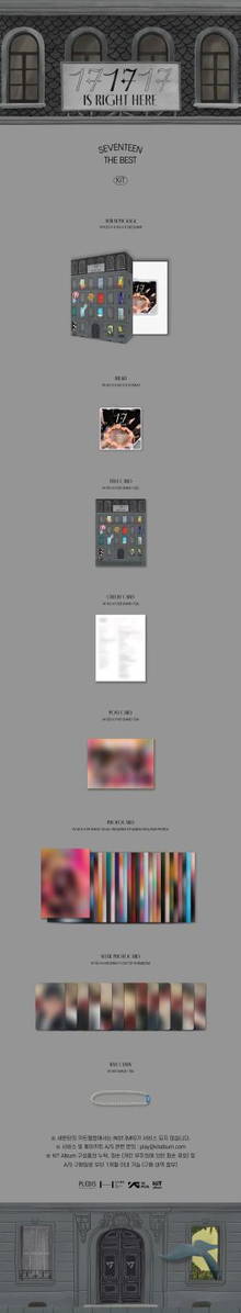 [PREORDER] Seventeen: Best Album: 17 is Right Here - KiT