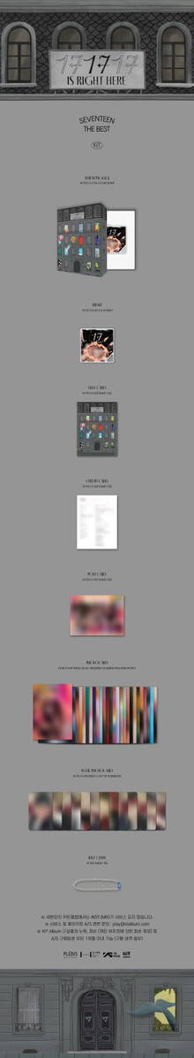 [PREORDER] Seventeen: Best Album: 17 is Right Here - KiT