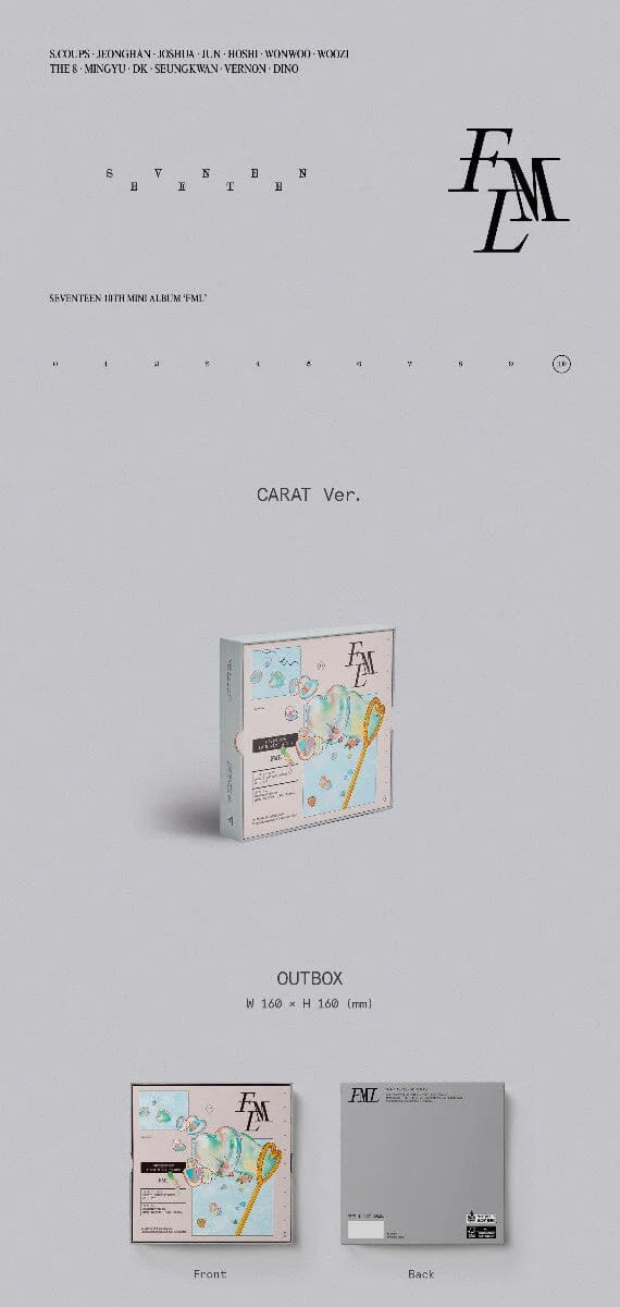 [PREORDER] Seventeen: FML (Carat Version)