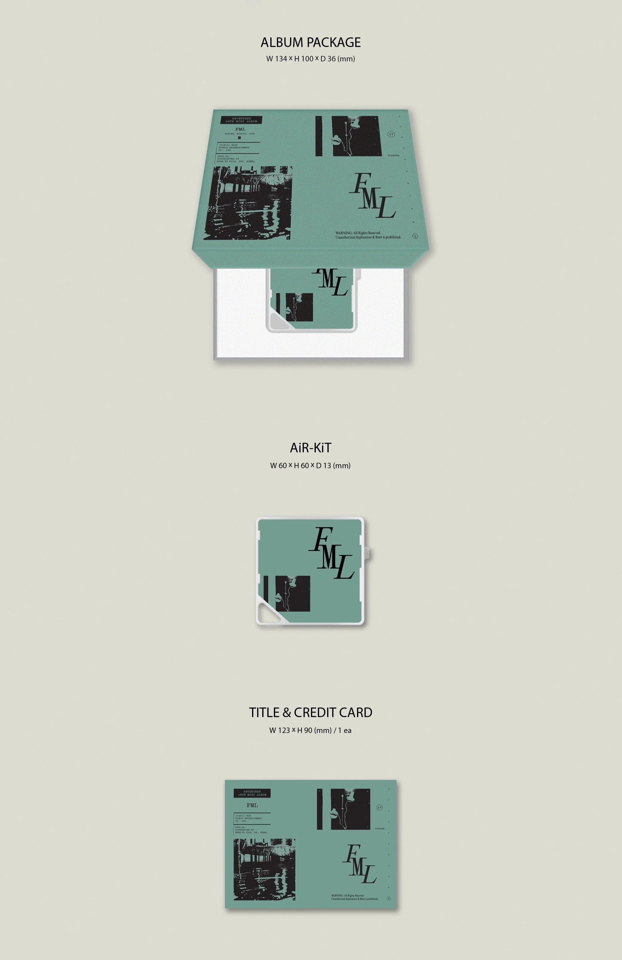 [PREORDER] Seventeen: FML - KiT