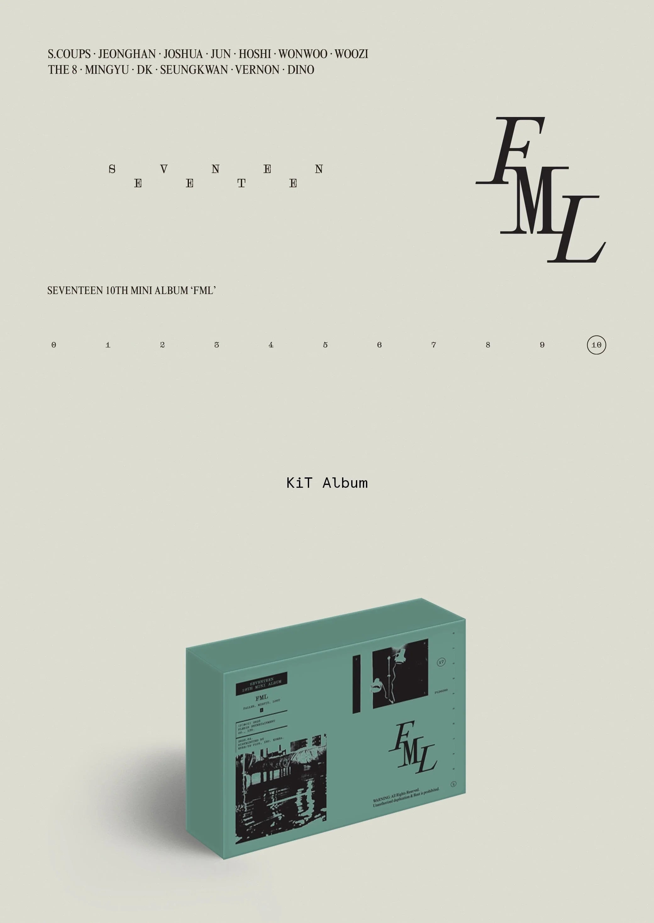 [PREORDER] Seventeen: FML - KiT