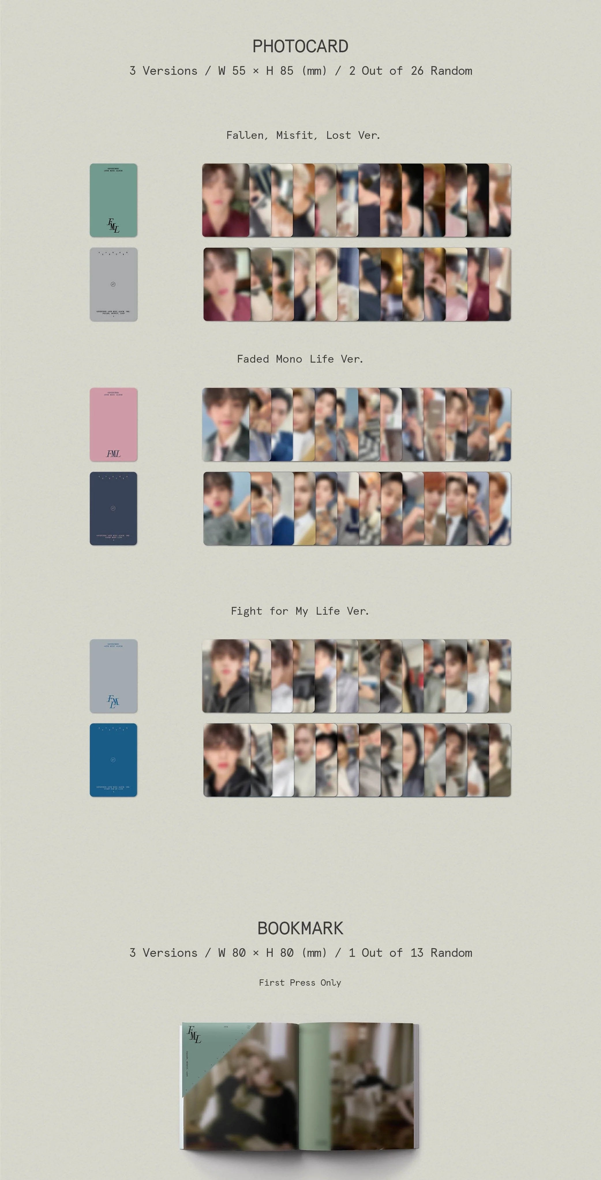 [PREORDER] Seventeen: FML