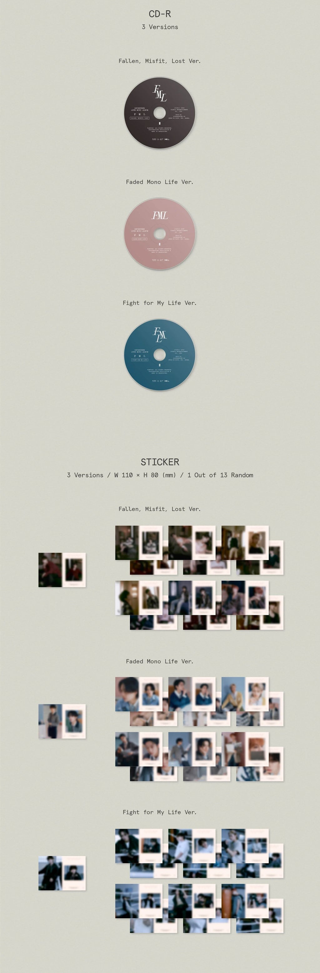 [PREORDER] Seventeen: FML