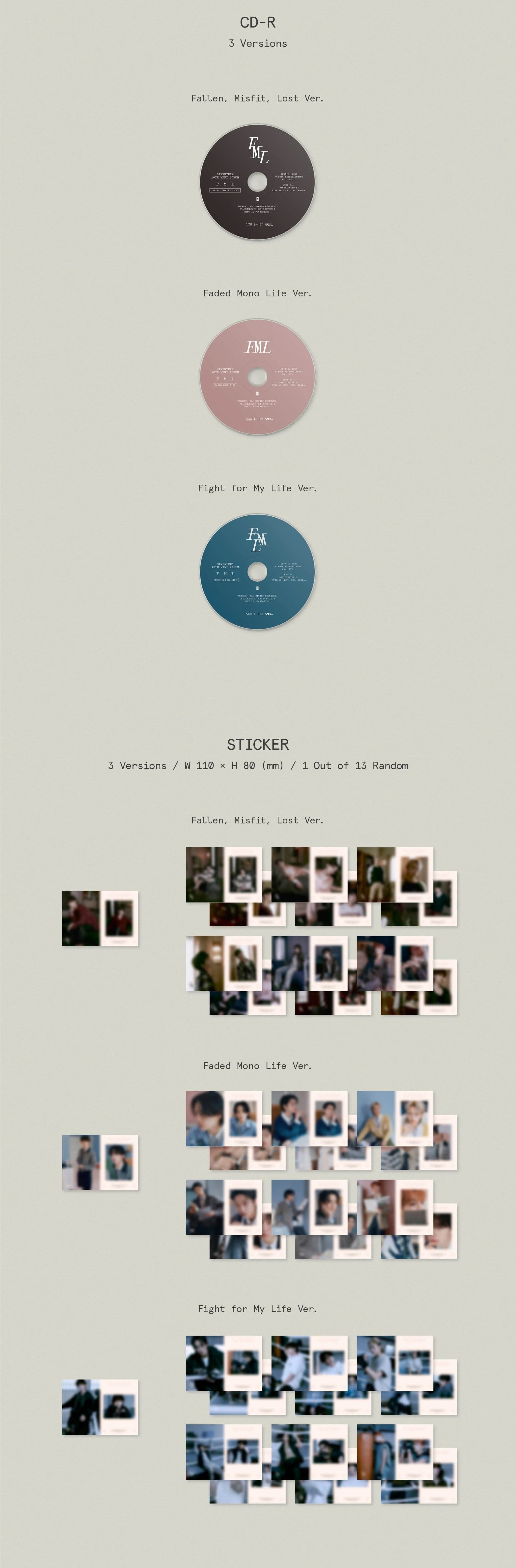 [PREORDER] Seventeen: FML