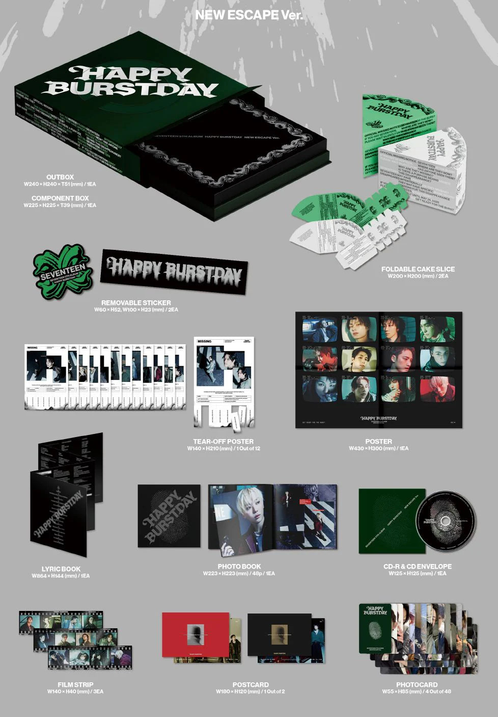 [PREORDER] Seventeen: Happy Burstday