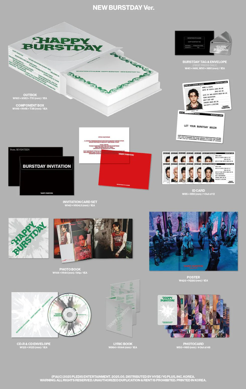 [PREORDER] Seventeen: Happy Burstday