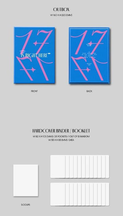 [PREORDER] Seventeen: Best Album: 17 is Right Here (Dear Version)