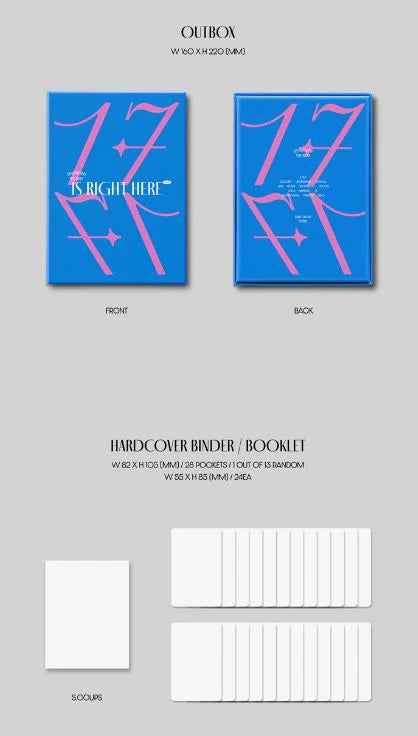 [PREORDER] SEVENTEEN - BEST ALBUM 17 IS RIGHT HERE (DEAR VER.)