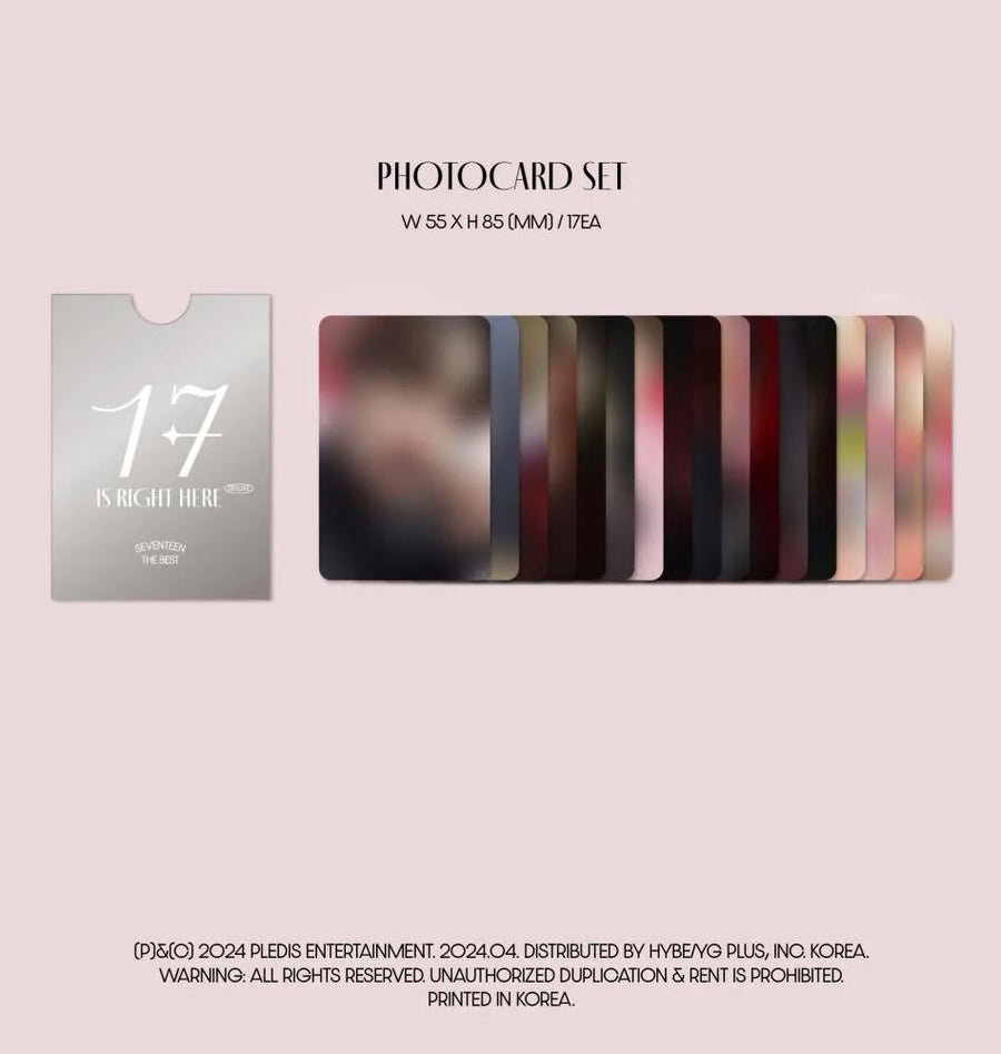 [PREORDER] Seventeen: Best Album: 17 is Right Here (Deluxe Version)