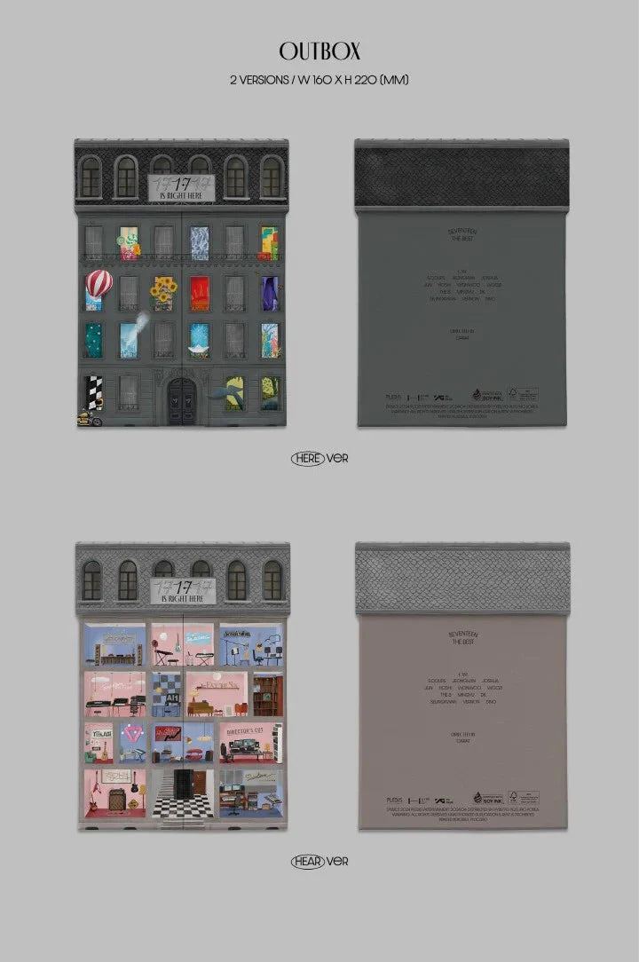 [PREORDER] SEVENTEEN - BEST ALBUM 17 IS RIGHT HERE
