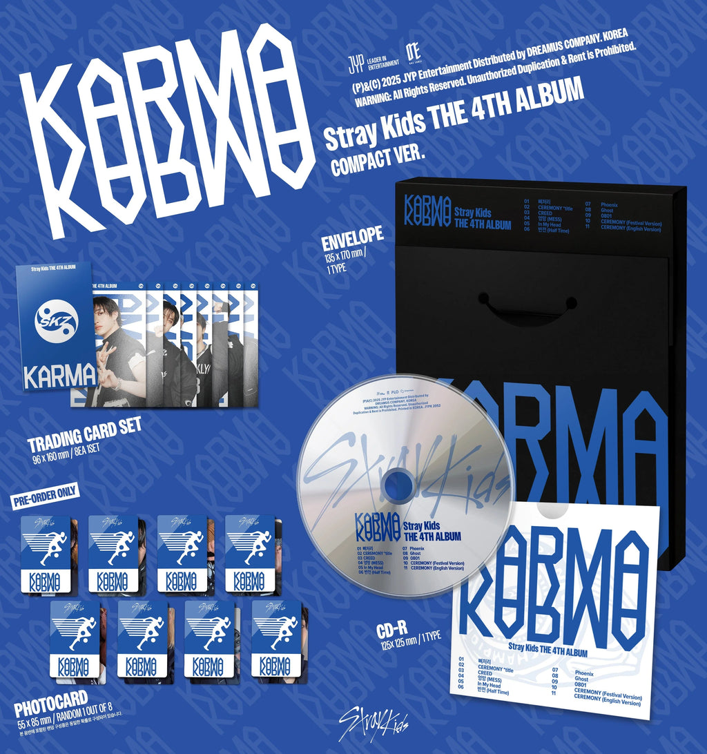 [PREORDER] STRAY KIDS - KARMA 4TH ALBUM COMPACT