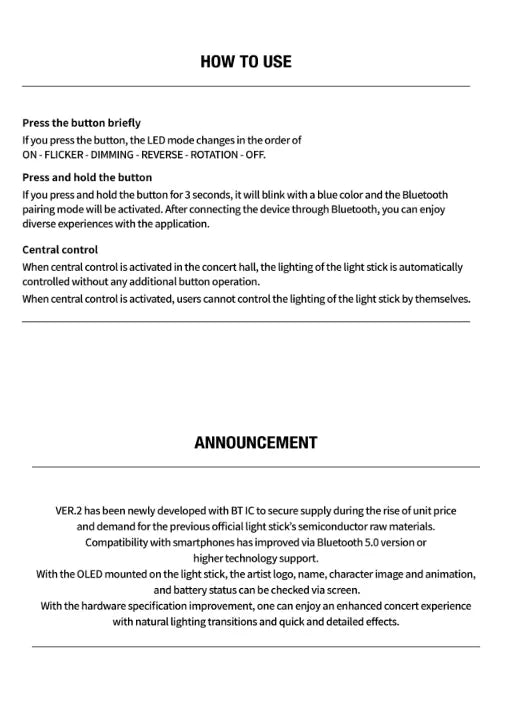 [PREORDER] Stray Kids: Official Light Stick Ver. 2