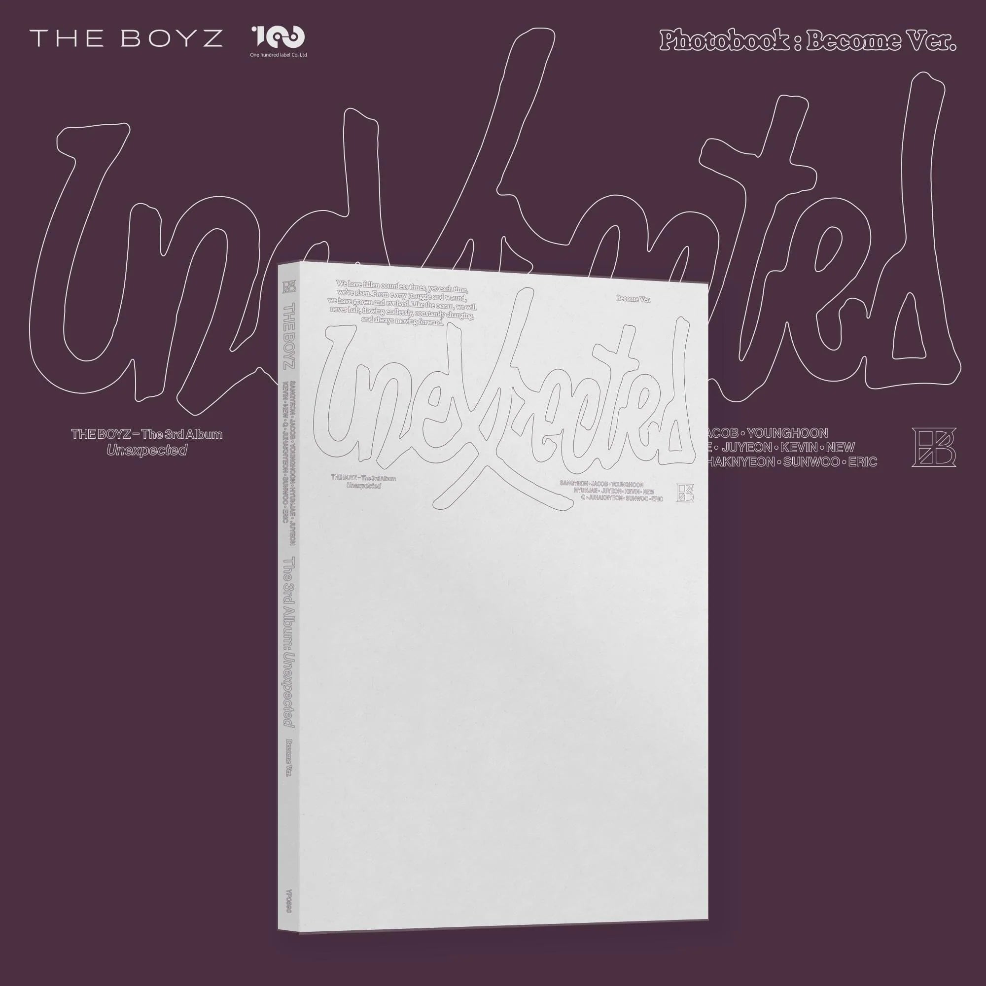 THE BOYZ - UNEXPECTED (PHOTOBOOK VER.) SIGNED VER.