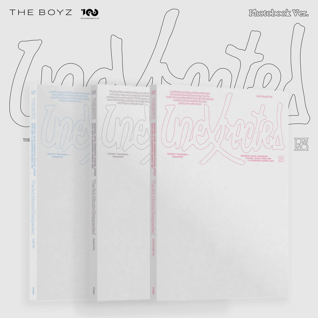 THE BOYZ - UNEXPECTED (PHOTOBOOK VER.) SIGNED VER.